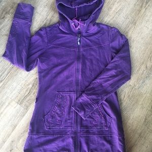 Athleta plum hoodie S